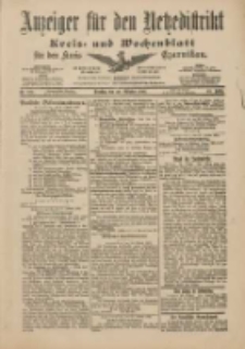 Anzeiger f&uuml;r den Netzedistrikt Kreis- und Wochenblatt f&uuml;r den Kreis Czarnikau 1901.10.29 Jg.49 Nr127