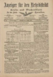 Anzeiger f&uuml;r den Netzedistrikt Kreis- und Wochenblatt f&uuml;r den Kreis Czarnikau 1901.10.31 Jg.49 Nr128