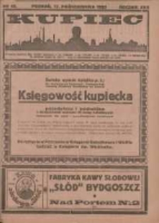 Kupiec Tygodnik: najstarszy i największy tygodnik kupiecko- przemysłowy w Polsce; centralny organ organizacyj kupieckich zachodniej Polski 1923.10.13 R.17 Nr40