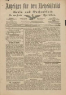 Anzeiger f&uuml;r den Netzedistrikt Kreis- und Wochenblatt f&uuml;r den Kreis Czarnikau 1901.11.09 Jg.49 Nr132