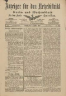 Anzeiger f&uuml;r den Netzedistrikt Kreis- und Wochenblatt f&uuml;r den Kreis Czarnikau 1901.11.14 Jg.49 Nr134