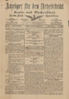 Anzeiger f&uuml;r den Netzedistrikt Kreis- und Wochenblatt f&uuml;r den Kreis Czarnikau 1901.11.30 Jg.49 Nr140