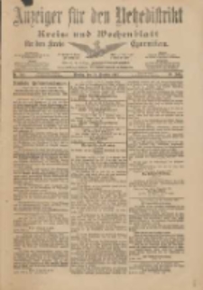 Anzeiger f&uuml;r den Netzedistrikt Kreis- und Wochenblatt f&uuml;r den Kreis Czarnikau 1901.12.10 Jg.49 Nr144