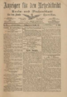 Anzeiger f&uuml;r den Netzedistrikt Kreis- und Wochenblatt f&uuml;r den Kreis Czarnikau 1901.12.17 Jg.49 Nr147