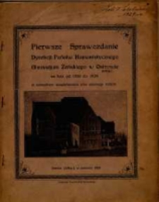 Pierwsze Sprawozdanie Dyrekcji Państwowego Humanistycznego Gimnazjum Żeńskiego w Ostrowie (Wlkp.) za lata od 1920 do 1929 : ze szczeg&oacute;lnym uwzględnieniem roku szkolnego 1928/29.