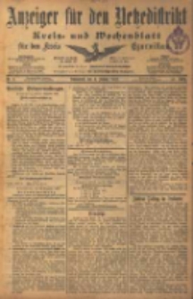 Anzeiger für den Netzedistrikt Kreis- und Wochenblatt für den Kreis Czarnikau 1902.01.04 Jg.50 Nr1
