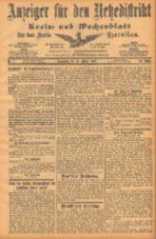Anzeiger f&uuml;r den Netzedistrikt Kreis- und Wochenblatt f&uuml;r den Kreis Czarnikau 1902.01.18 Jg.50 Nr7