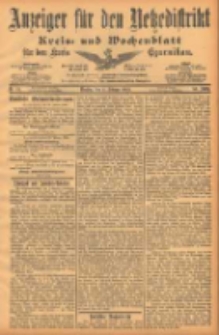 Anzeiger f&uuml;r den Netzedistrikt Kreis- und Wochenblatt f&uuml;r den Kreis Czarnikau 1902.02.04 Jg.50 Nr14