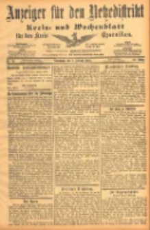 Anzeiger f&uuml;r den Netzedistrikt Kreis- und Wochenblatt f&uuml;r den Kreis Czarnikau 1902.02.08 Jg.50 Nr16
