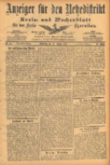 Anzeiger f&uuml;r den Netzedistrikt Kreis- und Wochenblatt f&uuml;r den Kreis Czarnikau 1902.02.20 Jg.50 Nr21