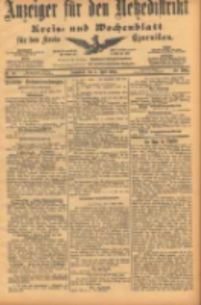 Anzeiger f&uuml;r den Netzedistrikt Kreis- und Wochenblatt f&uuml;r den Kreis Czarnikau 1902.04.05 Jg.50 Nr39
