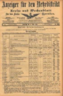 Anzeiger f&uuml;r den Netzedistrikt Kreis- und Wochenblatt f&uuml;r den Kreis Czarnikau 1902.04.17 Jg.50 Nr44