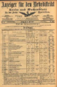 Anzeiger f&uuml;r den Netzedistrikt Kreis- und Wochenblatt f&uuml;r den Kreis Czarnikau 1902.04.22 Jg.50 Nr46