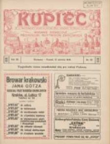 Kupiec Tygodnik: najstarszy tygodnik kupiecko- przemysłowy w Polsce 1926.06.10 R.20 Nr22; wydanie poświęcone przemysłowi przetworów owocowych
