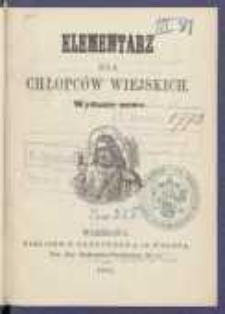 Elementarz dla chłopc&oacute;w wiejskich wydanie nowe