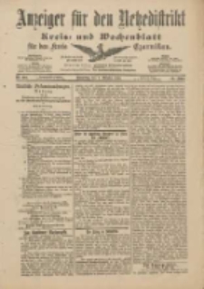 Anzeiger f&uuml;r den Netzedistrikt Kreis- und Wochenblatt f&uuml;r den Kreis Czarnikau 1901.10.03 Jg.49 Nr116