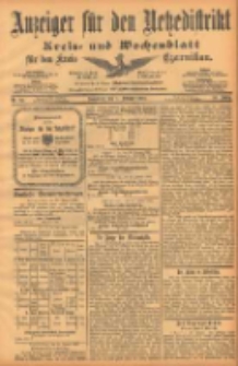 Anzeiger f&uuml;r den Netzedistrikt Kreis- und Wochenblatt f&uuml;r den Kreis Czarnikau 1902.02.01Jg.50 Nr13