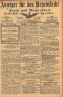 Anzeiger f&uuml;r den Netzedistrikt Kreis- und Wochenblatt f&uuml;r den Kreis Czarnikau 1902.04.24 Jg.50 Nr47