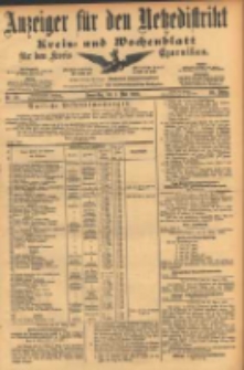 Anzeiger f&uuml;r den Netzedistrikt Kreis- und Wochenblatt f&uuml;r den Kreis Czarnikau 1902.05.01 Jg.50 Nr50