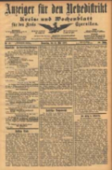 Anzeiger f&uuml;r den Netzedistrikt Kreis- und Wochenblatt f&uuml;r den Kreis Czarnikau 1902.05.22 Jg.50 Nr57