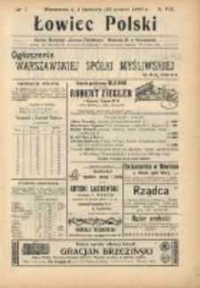Łowiec Polski 1905 Nr7