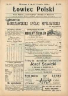 Łowiec Polski 1905 Nr18
