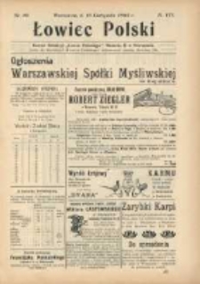 Łowiec Polski 1905 Nr22