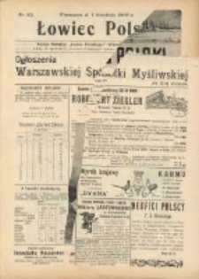Łowiec Polski 1905 Nr23