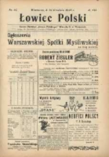 Łowiec Polski 1905 Nr24