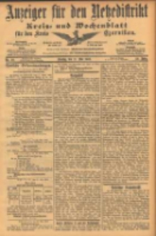 Anzeiger f&uuml;r den Netzedistrikt Kreis- und Wochenblatt f&uuml;r den Kreis Czarnikau 1902.05.27 Jg.50 Nr59