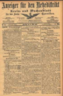 Anzeiger f&uuml;r den Netzedistrikt Kreis- und Wochenblatt f&uuml;r den Kreis Czarnikau 1902.05.29 Jg.50 Nr60