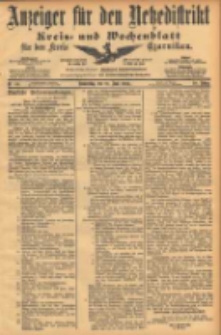 Anzeiger f&uuml;r den Netzedistrikt Kreis- und Wochenblatt f&uuml;r den Kreis Czarnikau 1902.06.19 Jg.50 Nr69