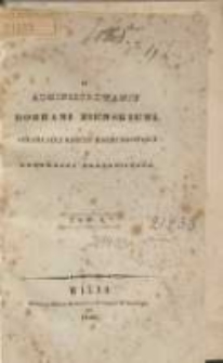 O administrowaniu dobrami ziemskimi. T. 1, Obejmujący rzeczy rachunkowości i kontroli ekonomicznej