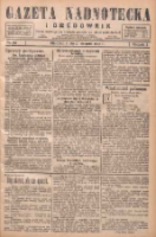 Gazeta Nadnotecka i Orędownik: pismo poświęcone sprawie polskiej na ziemi nadnoteckiej 1927.08.17 R.7 Nr186