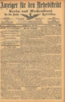 Anzeiger f&uuml;r den Netzedistrikt Kreis- und Wochenblatt f&uuml;r den Kreis Czarnikau 1902.07.05 Jg.50 Nr76