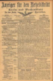 Anzeiger f&uuml;r den Netzedistrikt Kreis- und Wochenblatt f&uuml;r den Kreis Czarnikau 1902.07.15 Jg.50 Nr80