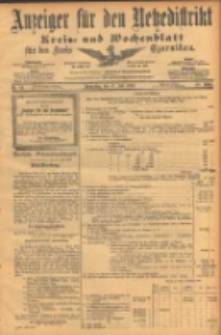 Anzeiger f&uuml;r den Netzedistrikt Kreis- und Wochenblatt f&uuml;r den Kreis Czarnikau 1902.07.17 Jg.50 Nr81