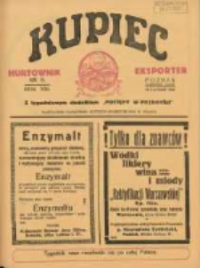 Kupiec Tygodnik: najstarszy tygodnik kupiecko- przemysłowy w Polsce 1927.02.25 R.21 Nr8; urzędowy organ publikacyjny Targ&oacute;w Wschodnich we Lwowie