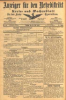 Anzeiger f&uuml;r den Netzedistrikt Kreis- und Wochenblatt f&uuml;r den Kreis Czarnikau 1902.07.29 Jg.50 Nr86