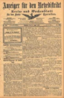 Anzeiger f&uuml;r den Netzedistrikt Kreis- und Wochenblatt f&uuml;r den Kreis Czarnikau 1902.08.30 Jg.50 Nr100