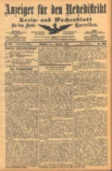 Anzeiger f&uuml;r den Netzedistrikt Kreis- und Wochenblatt f&uuml;r den Kreis Czarnikau 1902.09.06 Jg.50 Nr103