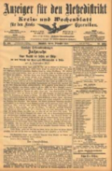 Anzeiger f&uuml;r den Netzedistrikt Kreis- und Wochenblatt f&uuml;r den Kreis Czarnikau 1902.09.13 Jg.50 Nr106