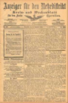 Anzeiger f&uuml;r den Netzedistrikt Kreis- und Wochenblatt f&uuml;r den Kreis Czarnikau 1902.09.20 Jg.50 Nr109
