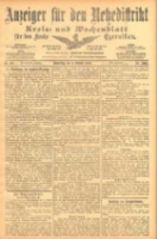 Anzeiger f&uuml;r den Netzedistrikt Kreis- und Wochenblatt f&uuml;r den Kreis Czarnikau 1902.10.02 Jg.50 Nr114