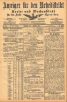 Anzeiger f&uuml;r den Netzedistrikt Kreis- und Wochenblatt f&uuml;r den Kreis Czarnikau 1902.10.04 Jg.50 Nr115