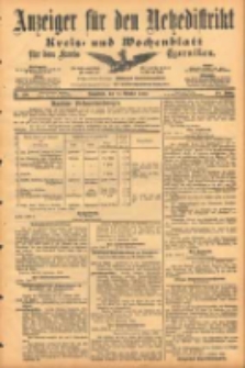 Anzeiger f&uuml;r den Netzedistrikt Kreis- und Wochenblatt f&uuml;r den Kreis Czarnikau 1902.10.11 Jg.50 Nr118