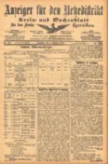Anzeiger f&uuml;r den Netzedistrikt Kreis- und Wochenblatt f&uuml;r den Kreis Czarnikau 1902.11.08 Jg.50 Nr130