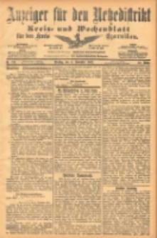 Anzeiger f&uuml;r den Netzedistrikt Kreis- und Wochenblatt f&uuml;r den Kreis Czarnikau 1902.11.11 Jg.50 Nr131