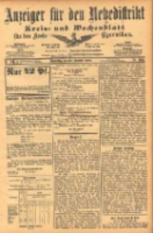 Anzeiger f&uuml;r den Netzedistrikt Kreis- und Wochenblatt f&uuml;r den Kreis Czarnikau 1902.11.29 Jg.50 Nr138