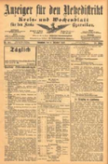 Anzeiger f&uuml;r den Netzedistrikt Kreis- und Wochenblatt f&uuml;r den Kreis Czarnikau 1902.12.06 Jg.50 Nr141